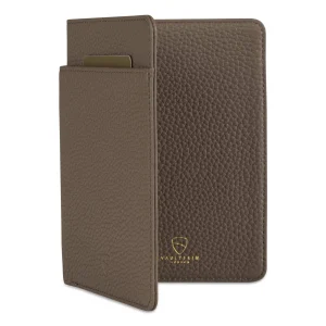 Leather Passport Holder, Slim RFID Blocking Travel Wallet for Men and Women, ...